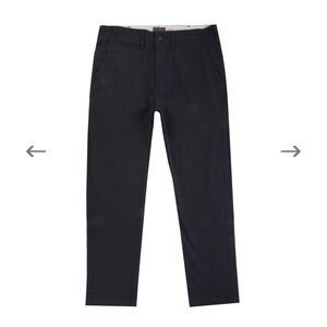 Levi's Black Chinos with Regular Fit and Straight Leg